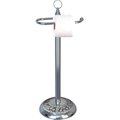 Nusteel NuSteel TGC13AMH Standing Toilet Tissue Holder Chrome Finish with Aqua Mosaic TGC13AMH